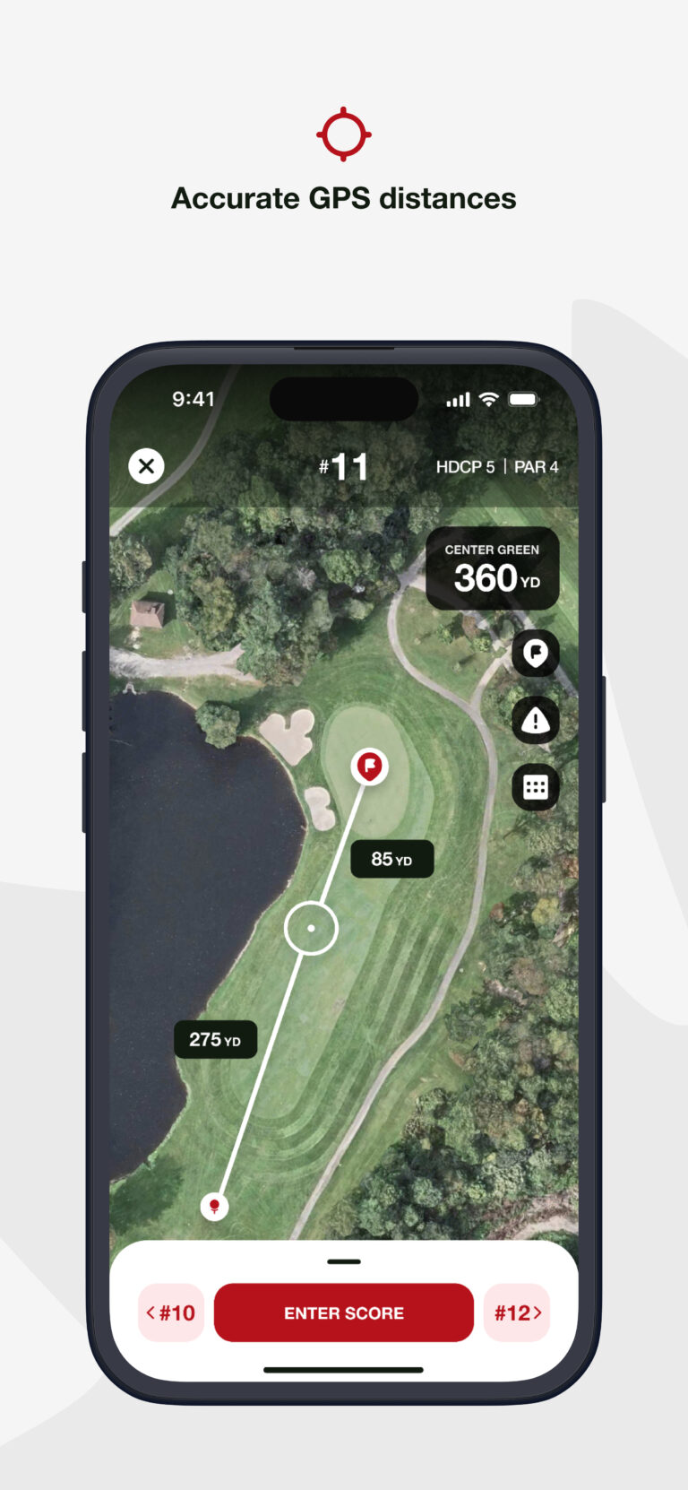 Accurate GPS distances