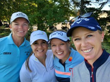 Alena Sharpe, AC Tanguay, Brooke Henderson et Morgan Pressel (Autoportrait)