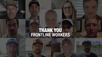 Thanks to frontline workers