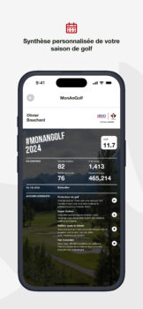 Synthèse personnalisée de votre saison de golf