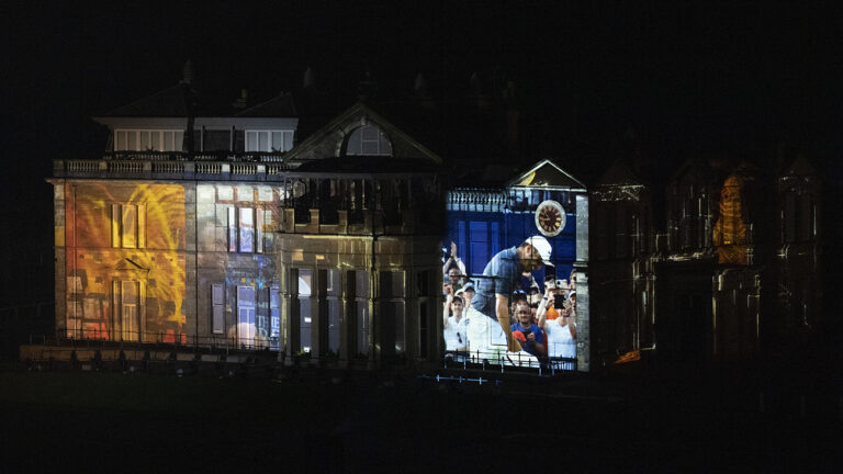 The Open like you've never seen it before The 150th Open - Celebration of Light