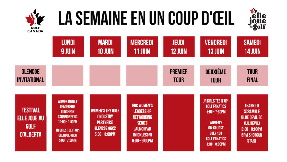 French Alberta Week at a Glance