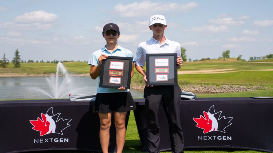 Maggie Zhang (left) and Chase Lassman (right) win 2025 NextGen Prairie Championship / Connor Tate