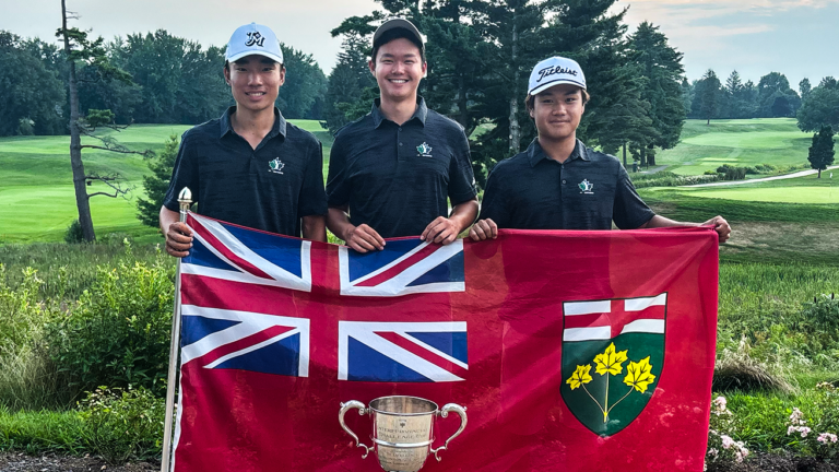 L’équipe de l’Ontario remporte la Coupe Willingdon après une remontée spectaculaire au 120e Championnat canadien amateur masculin Team Ontario wins Willingdon Cup / Golf Canada