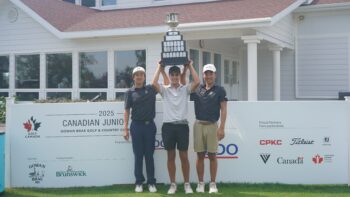 Équipe Ontario remporte la Coupe d’argent au Championnat canadien junior masculin 2025 / Golf Canada