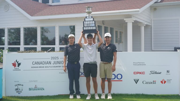 Équipe Ontario remporte la Coupe d’argent au Championnat canadien junior masculin 2025 / Golf Canada