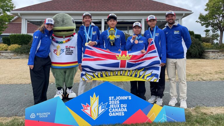 Team B.C. wins gold at 2025 Canada Summer Games / Golf Canada