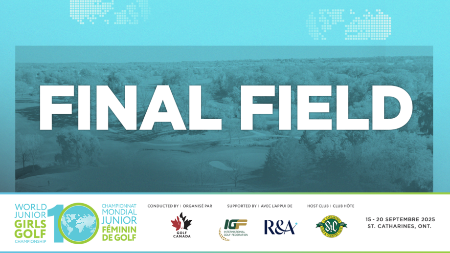 2025 WJG Final Field