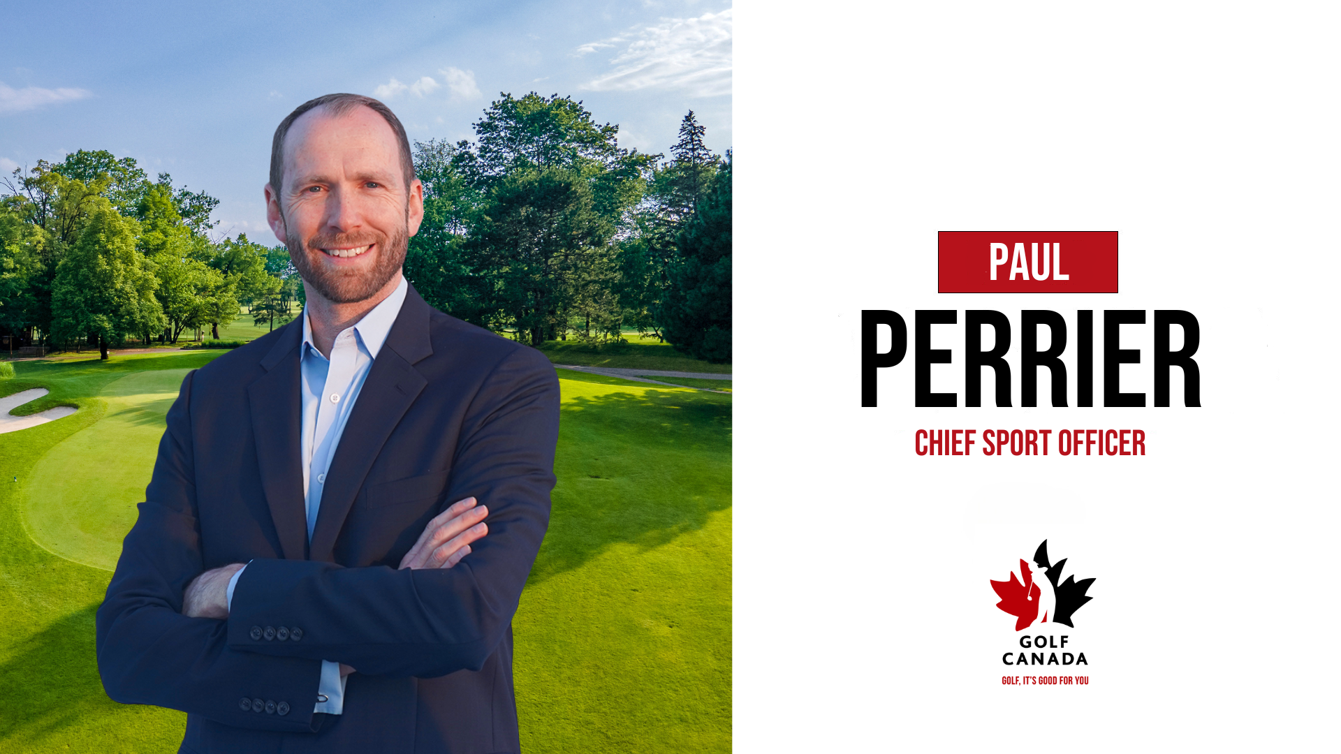 Golf Canada appoints Paul Perrier as Chief Sport Officer
