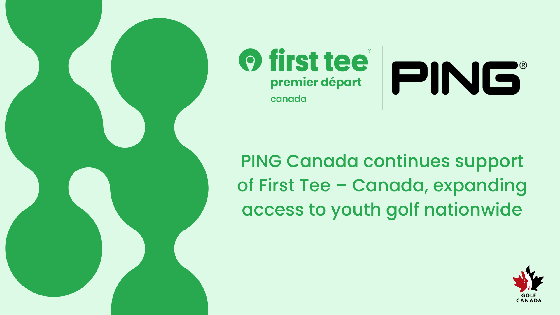 PING Canada continues support of First Tee – Canada, expanding access to youth golf nationwide