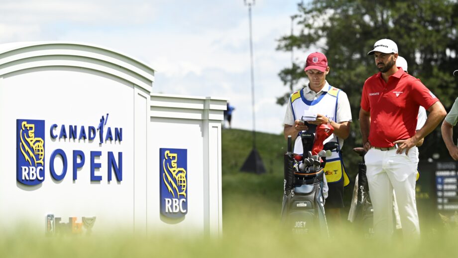 Joey Savoie au départ lors de l'Omnium canadien RBC 2026