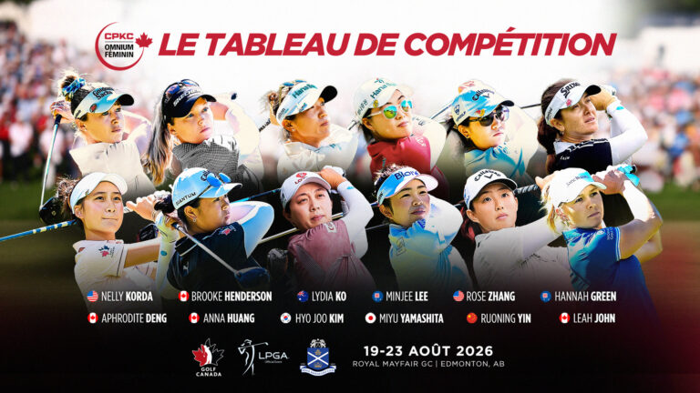 La championne en titre Brooke Henderson en tête d’un tableau de compétition de très haut niveau pour l’Omnium féminin CPKC 2026 CPKCWO 2026 Le Tableau de competition