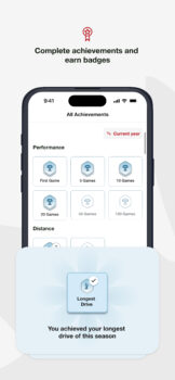 Golf Canada App - Achievements