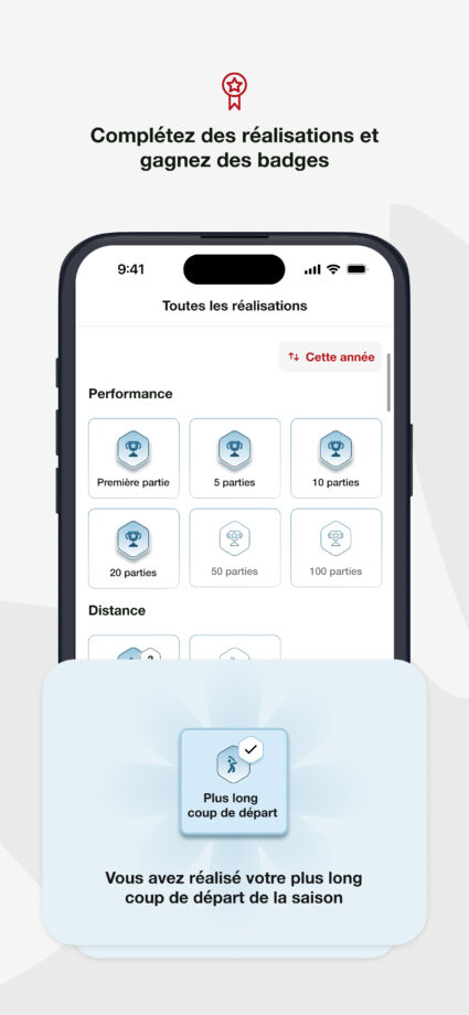 Golf Canada App - Achievements (FR)