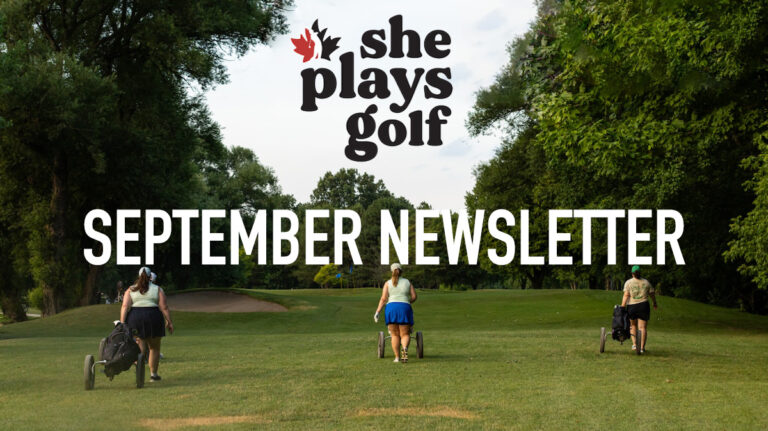 She Plays Golf September Newsletter SPG September Newsletter